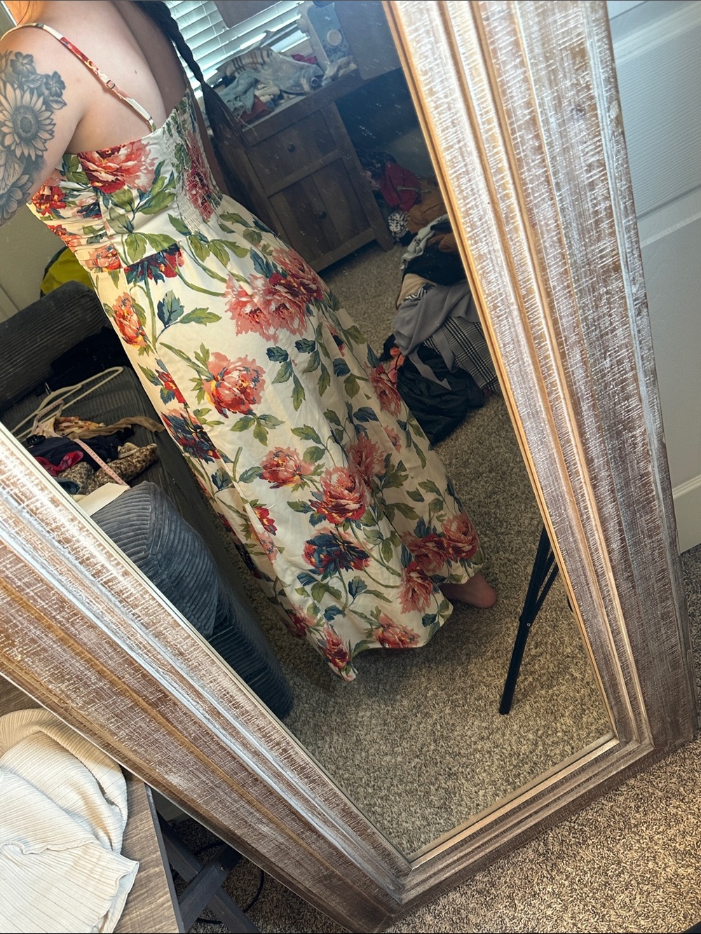 Abercrombie & Fitch Floral Midi Dress - Picture 2 of 5